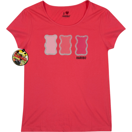 T-shirt Femme Ours d'Or Rose image number null